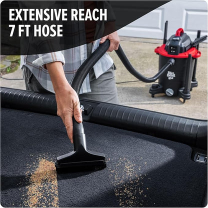 Dirt Devil 8 Gallon Corded Wet Dry Shop Vacuum, Heavy Duty Vacuum - Image 3