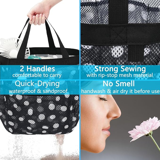 Fammart Mesh Shower Caddy Portable - Image 7