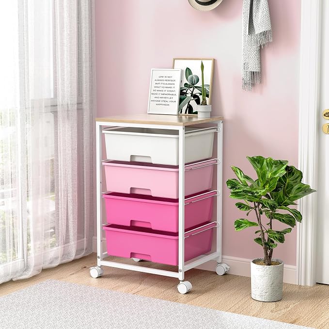 Utility-Rolling-Craft-Storage-Cart-Organizer - Image 7