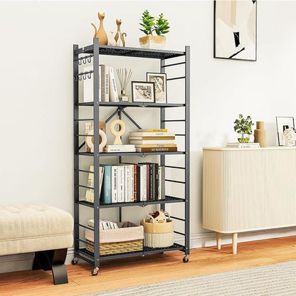 Fenbeli Foldable Shelves with Wheels - Image 2