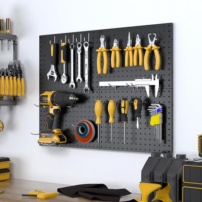 Spampur Peg Board, 4 Pack Metal Pegboard Panels - Image 2
