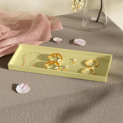 Vanity and Bathroom Tray, 11.8" ABS Countertop Organizer, Waterproof Vanity Tray - Image 5