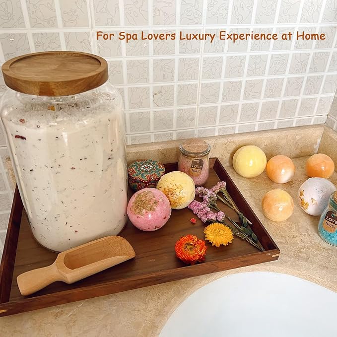 83 oz Bath Salts Glass Jar - Image 5
