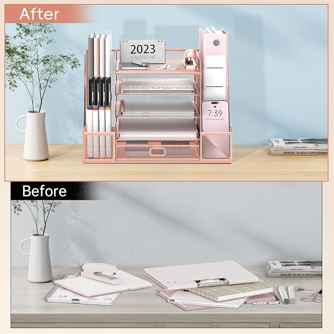 SUPEASY Mesh Desk Organizer - Image 6