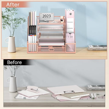 SUPEASY Mesh Desk Organizer - Image 6