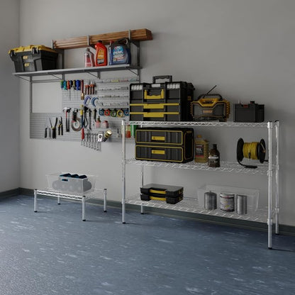 14" Deep x 48" Wide x 34" Height Wire Shelving Kit | 3-Tier | NSF Commercial - Image 5