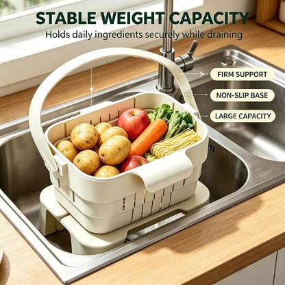 Foldable Hanging Sink Drain Basket, Stretchable Kitchen Sink Strainer, 2026 - Image 7