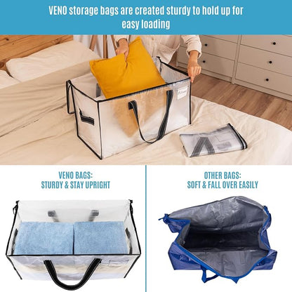 VENO 2 Pack Moving Bags, Comforter and Blanket Storage Bags - Image 3