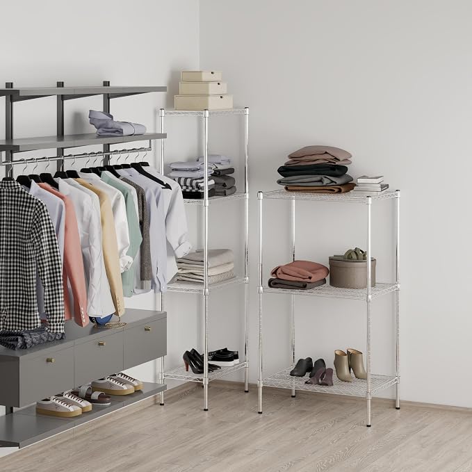 21" Deep x 30" Wide x 54" Height Wire Shelving Kit | 3-Tier | NSF Commercial - Image 5