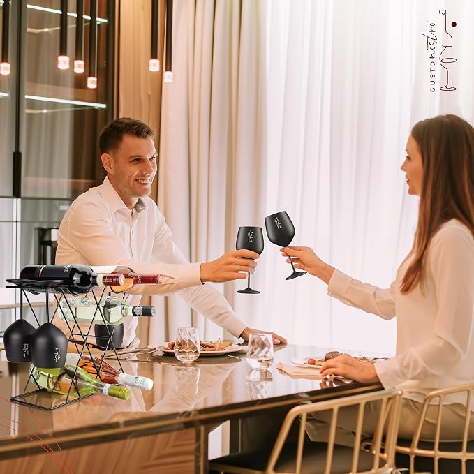 Gusto Nostro Small Wine Racks Countertop Storage - Image 7