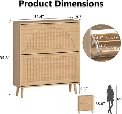 BORNOON Shoe Cabinet for Entryway - Image 2