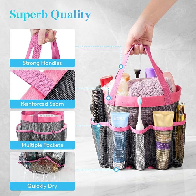 Lifewit Mesh Shower Caddy Portable - Image 5