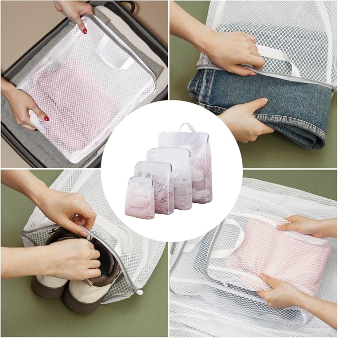 GWT 4Pcs 3D Mesh Laundry Bags - Image 7