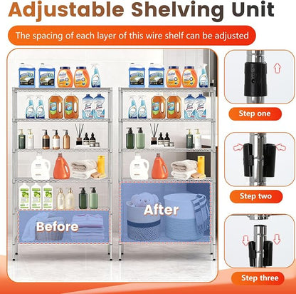 BestOffice | 6-Tier Wire Storage Shelves - Image 6
