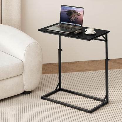Vagusicc C Shaped End Table, C-Table Sofa Table Adjustable Height Side Table - Image 2