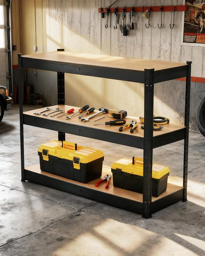 Garage Storage Shelves, Loads 1320 LBS, Metal Storage Utility Racks - Image 2
