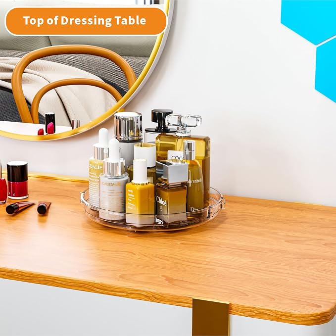 9.5" W Acrylic Clear Lazy Susan Turntable - Image 8