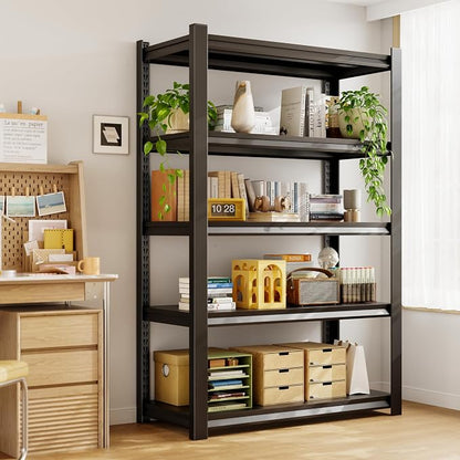 CJF Adjustable Garage Storage Shelves, 5-Tier Garage Shelving Heavy Duty - Image 6