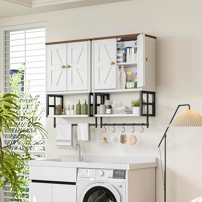 Bathroom Wall Cabinet, Farmhouse Medicine Storage - Image 2