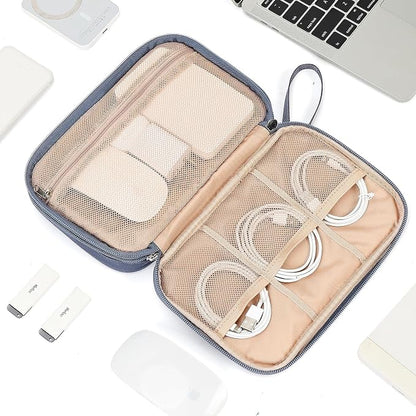 NISHEL Travel Cord Organizer Case, Double Layers Tech Electronic Bag, Essentials - Image 7