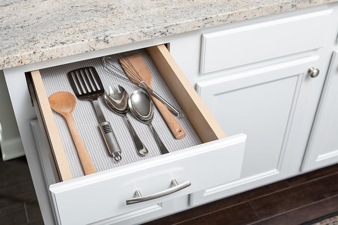 Duck Brand Select Grip EasyLiner Shelf and Drawer Liner, Non-Adhesive, 12-Inch - Image 4
