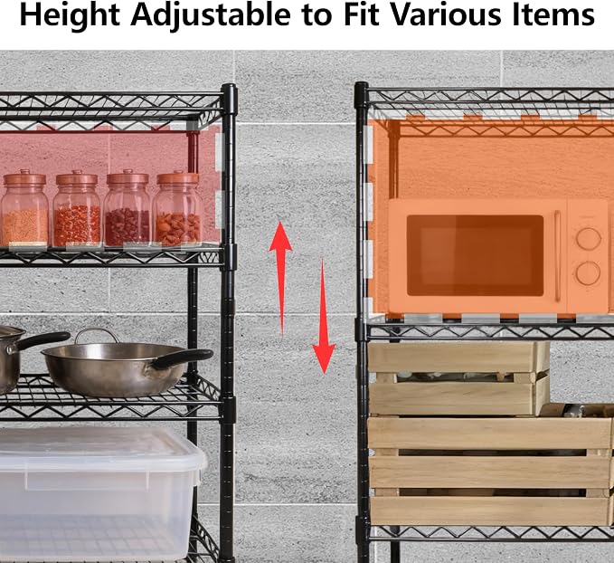 GDFStudio 4-Tier Storage Shelves - Image 4