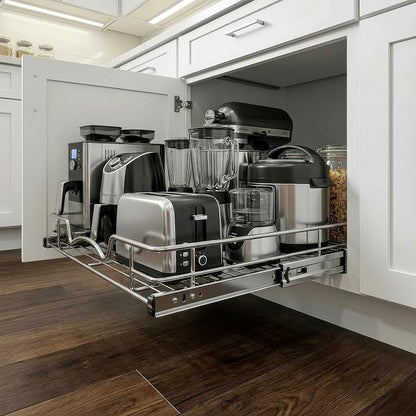 HOLDN’ STORAGE Pull Out Cabinet Organizer, Heavy Duty Caddy w/Lifetime Limited - Image 2