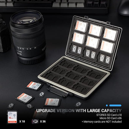 54 Slots Memory Card Case for 36 Micro SD and 18 SD Cards - Image 5