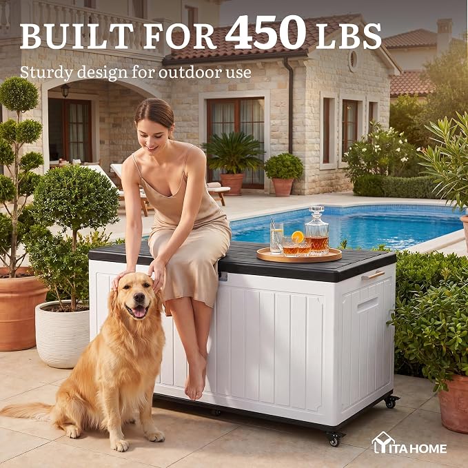 YITAHOME 90 Gallon Outdoor Storage Box - Image 6