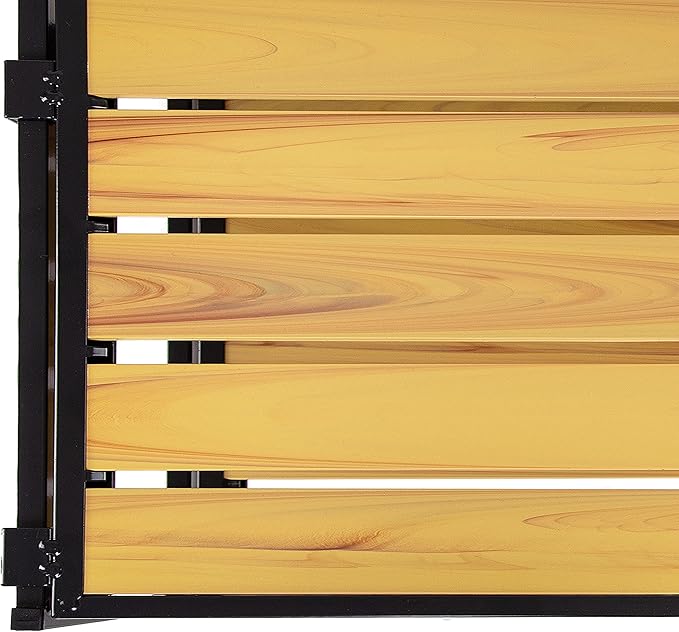 2-Tier Stackable 2" Slat Steel Frame Shoe Rack, 26.5" W x 12.2" D, Aspen | - Image 6