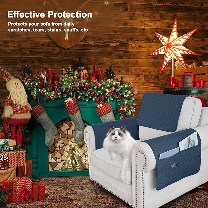 Waterproof Sofa Armrest Cover Headrest Cover - Image 7