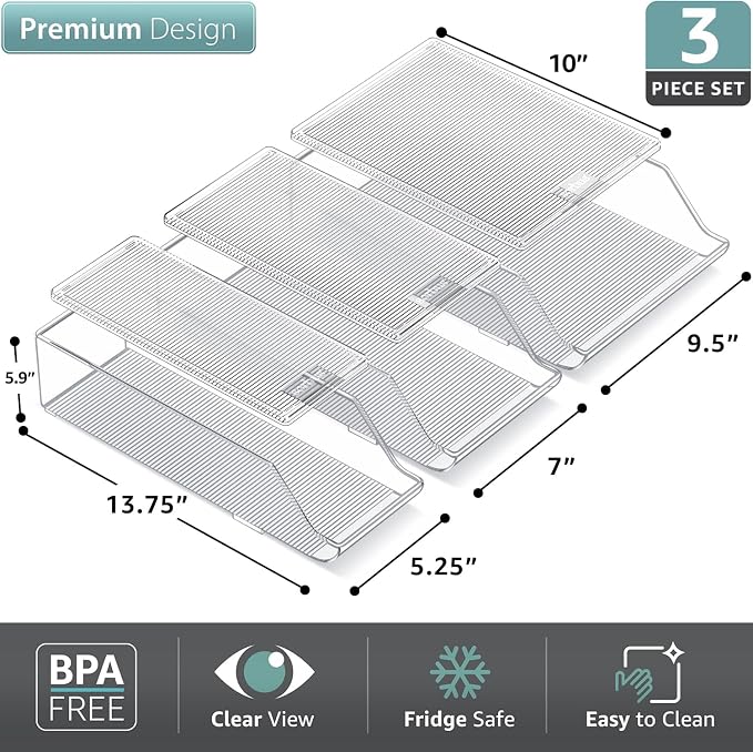 Sorbus Fridge & Pantry Can Organizer - Image 2