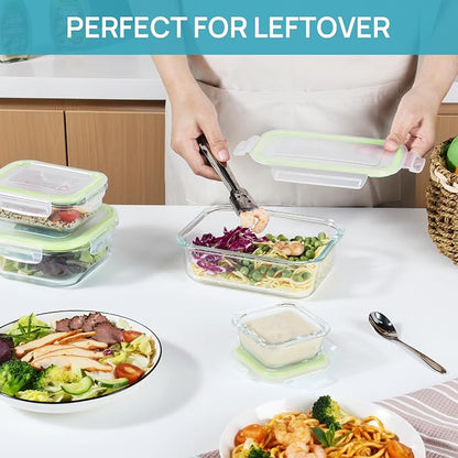 Vtopmart 8 Pack Glass Food Storage Containers - Image 5