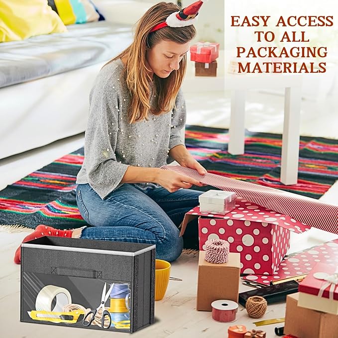 Over Door Wrapping Paper Organizer Storage - Image 2