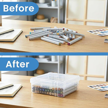 ArtBin 6953AB ClearView 6" x 6" Box Art & Craft Organizer, Plastic Storage Case - Image 5
