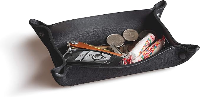 Main Street Forge Leather Valet Tray by MainStreetForge