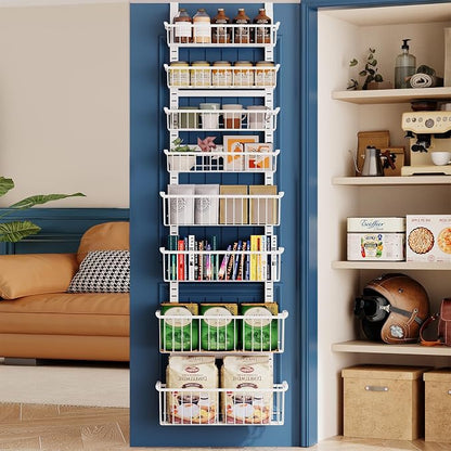 Over The Door Pantry Organizer, 8-Tier Over The Door Organizer - Image 9