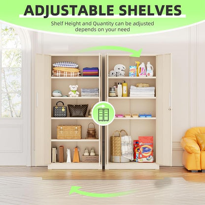 INTERGREAT Tall Metal Storage Cabinet, Utility Cabinets - Image 4