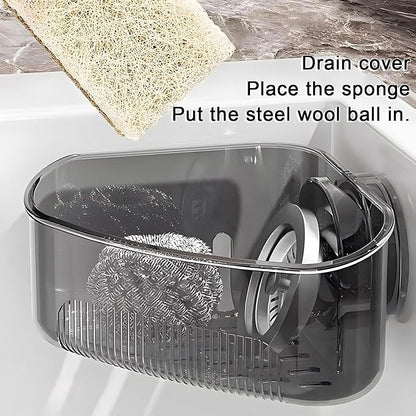 2PCS Sink Organizer Rack for Kitchen for Sponges, Sink Corner Drain Box - Image 2