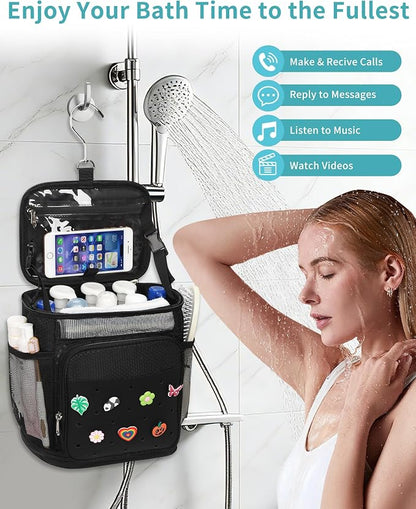 Hanging Shower Caddy Portable, Mesh Shower Bag - Image 3