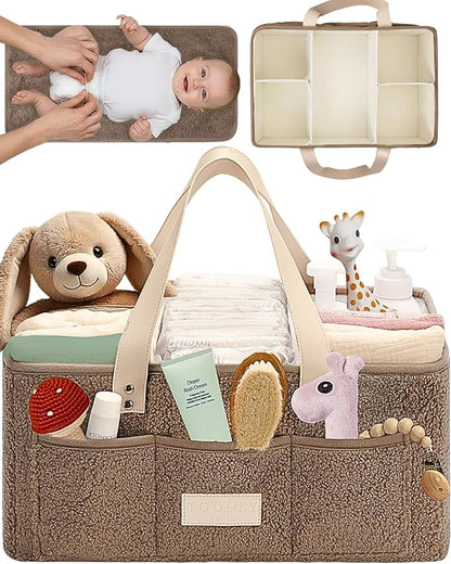 Baby Diaper Caddy Organizer by Toodly