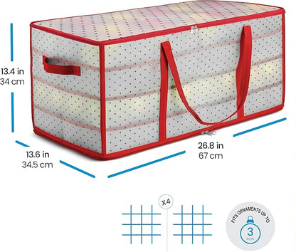 ZOBER Christmas Ornament Storage Box - Image 6