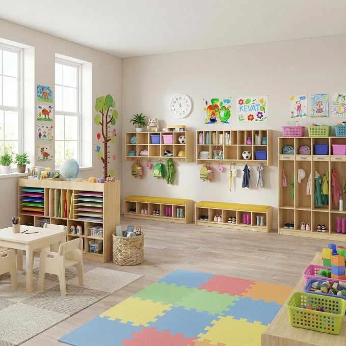 Kikihouse Set Wall Cubbies 10 Section - Image 7
