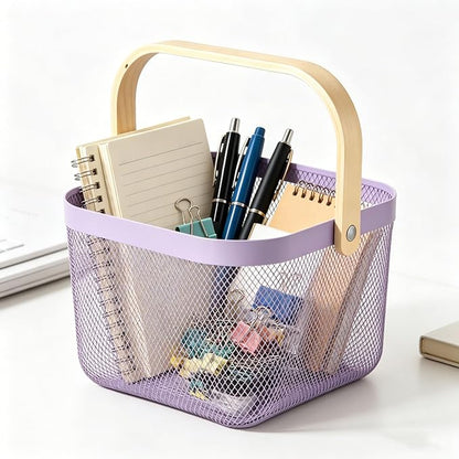 AJIODA Metal Mesh Wire Basket, Small Steel Basket - Image 3