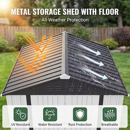 Patiowell 6x4 FT Outdoor Storage Shed - Image 4