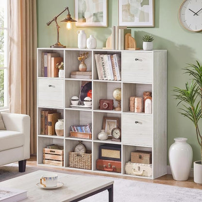 16 Cube Storage Organizer, Freestanding Book Shelf - Image 9