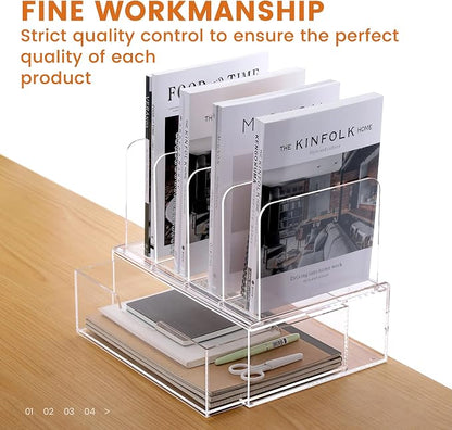 Desk Organizers and Accessories, Acrylic Desk Organizer - Image 5