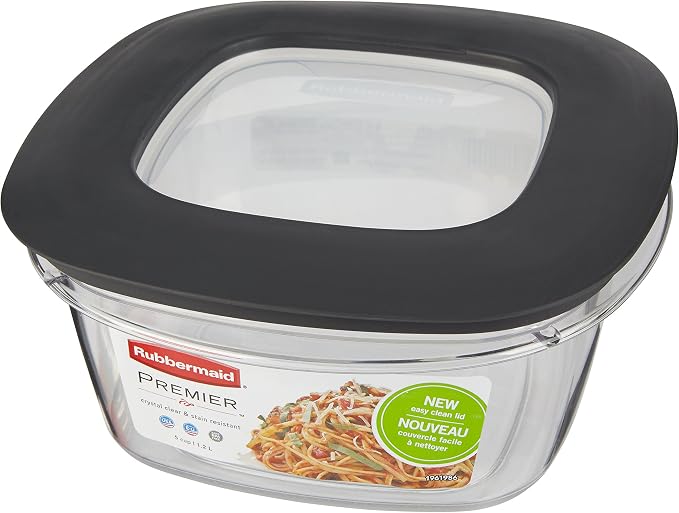 Rubbermaid Premier Easy Find Lids 5-Cup Meal Prep and Food Storage Container - Image 6