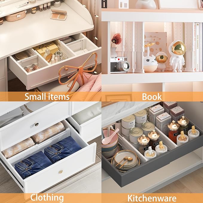 REBECAT 12 Pack Drawer Dividers - Image 3