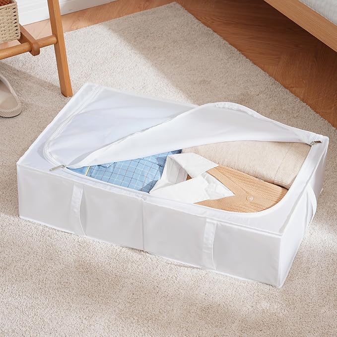 TYEERS Under Bed Storage Containers, Durable Fabric, Collapsible, Under Bed - Image 3